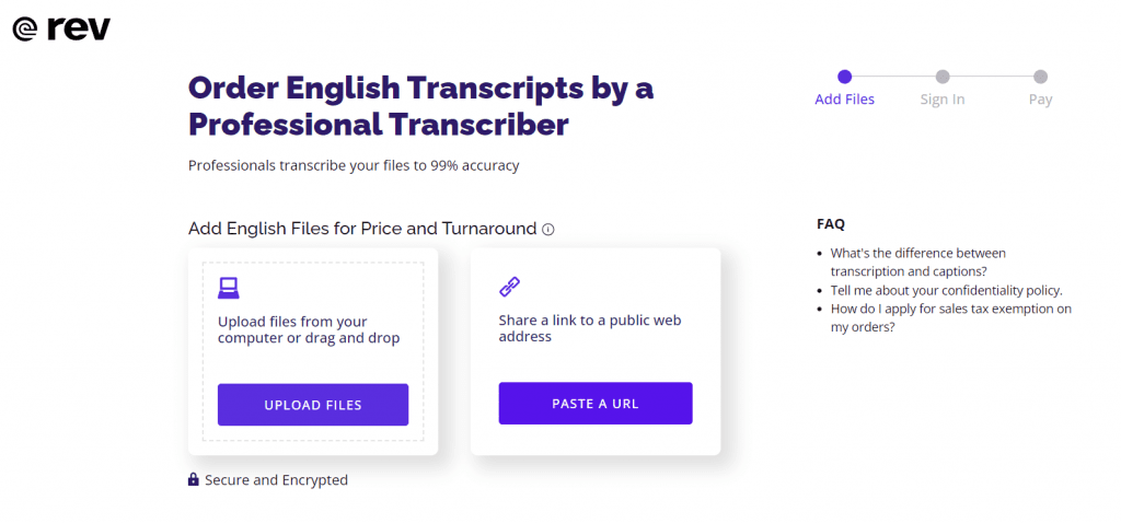 Order English Transcripts by a professional transcriber